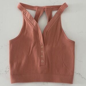 Zenana Outfitters Ribbed Crop Top